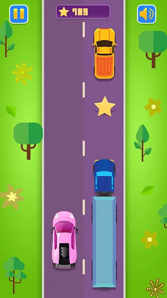 Kids Racing, Racecar Boy Girl  [МОД Много монет] Screenshot 1