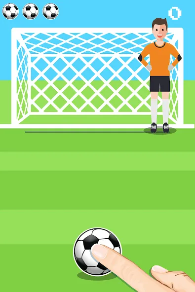 Penalty Shootout Game Offline (Пенальти игра без подключения к интернету)  [МОД Unlimited Money] Screenshot 1