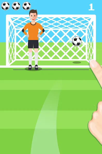 Penalty Shootout Game Offline (Пенальти игра без подключения к интернету)  [МОД Unlimited Money] Screenshot 3