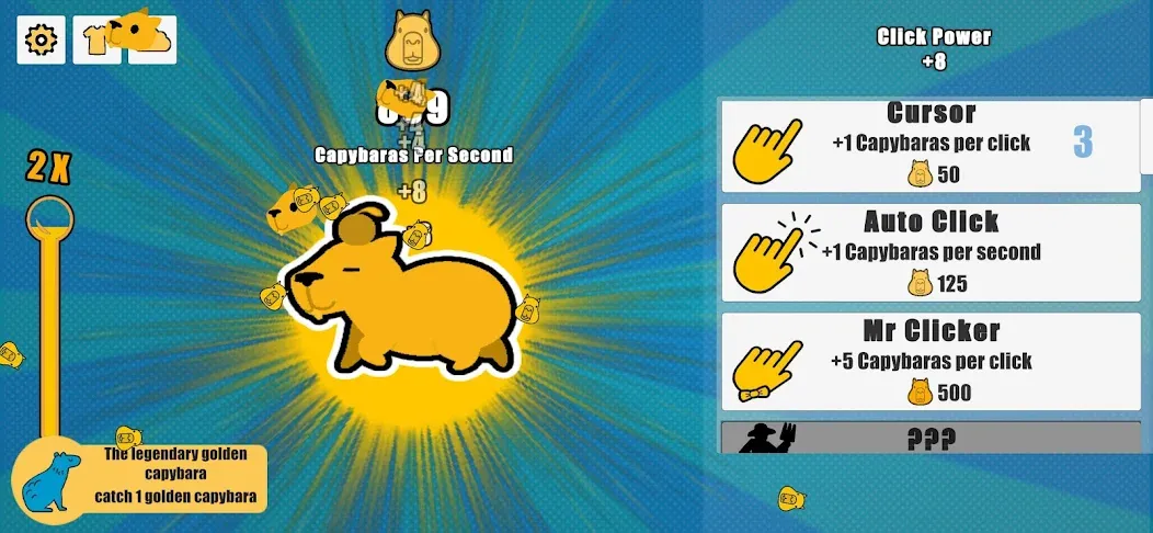 Capybara Clicker (Капибара Кликер)  [МОД Бесконечные деньги] Screenshot 2