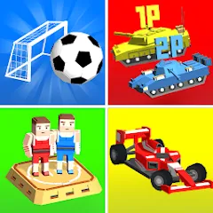 Взломанная Cubic 2 3 4 Player Games (убик 2 3 4)  [МОД Все открыто] - полная версия apk на Андроид