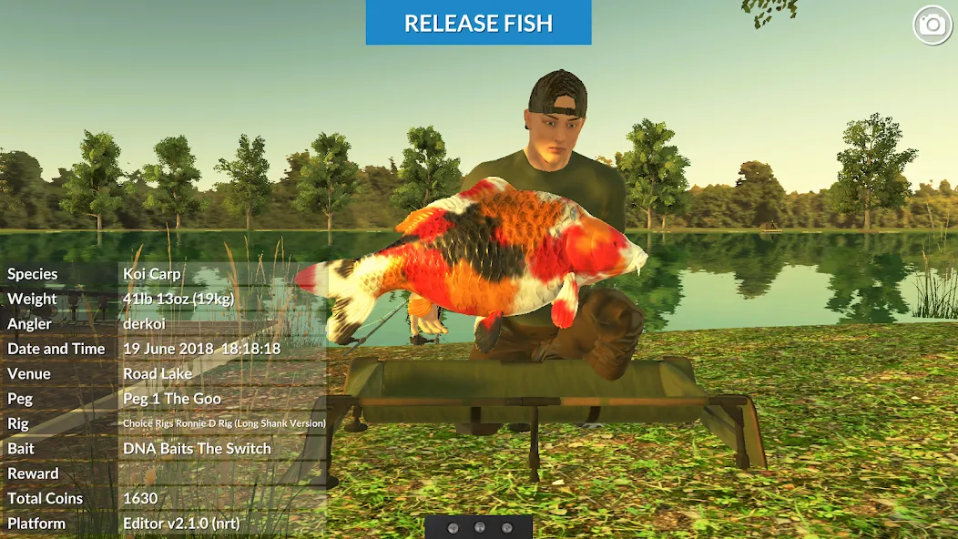 Carp Fishing Simulator (Карп Фишинг Симулятор)  [МОД Бесконечные монеты] Screenshot 1