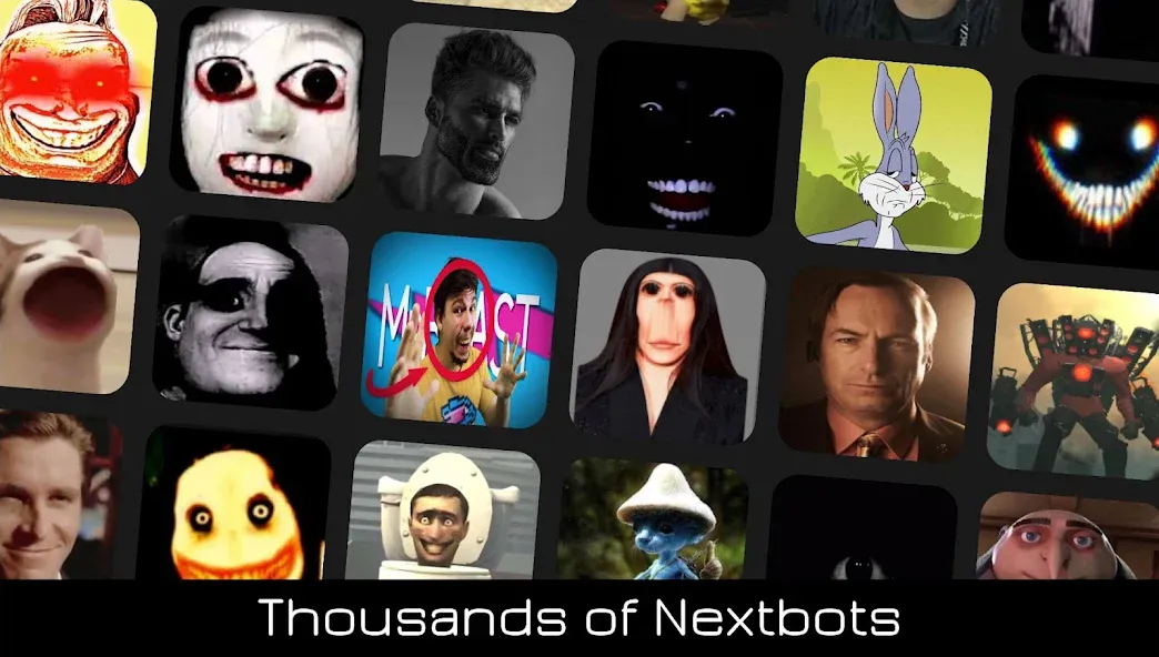 Nextbots Online: Sandbox (Некстботс Онлайн)  [МОД Unlimited Money] Screenshot 1