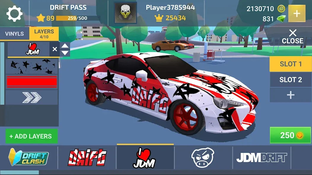 Drift Clash Online Racing (Дрифт Клаш)  [МОД Много денег] Screenshot 1