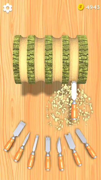 Wood Turning 3D - Carving Game  [МОД Меню] Screenshot 3