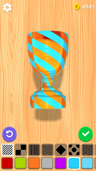 Wood Turning 3D - Carving Game  [МОД Меню] Screenshot 5