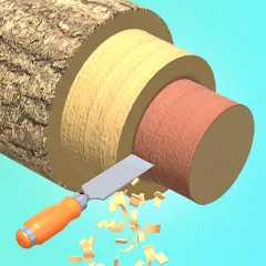 Взлом Wood Turning 3D - Carving Game  [МОД Меню] - стабильная версия apk на Андроид