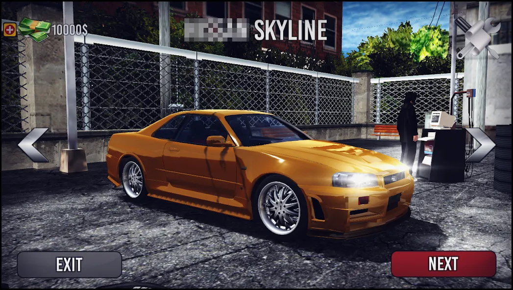 Skyline Drift Simulator (Скайлайн Дрифт Симулятор)  [МОД Много монет] Screenshot 1