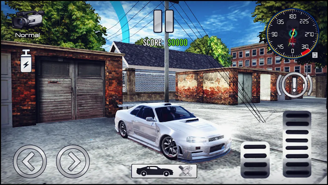 Skyline Drift Simulator (Скайлайн Дрифт Симулятор)  [МОД Много монет] Screenshot 5