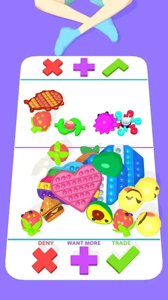 Fidget Trading 3D Fidget Toys (Фиджет Трейдинг 3D Фиджет Игрушки)  [МОД Все открыто] Screenshot 3