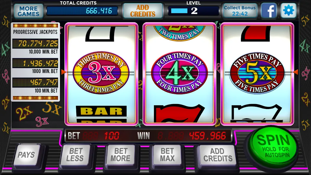 777 Slots Casino Classic Slots (Слоты Казино Классические Слоты)  [МОД Много денег] Screenshot 3