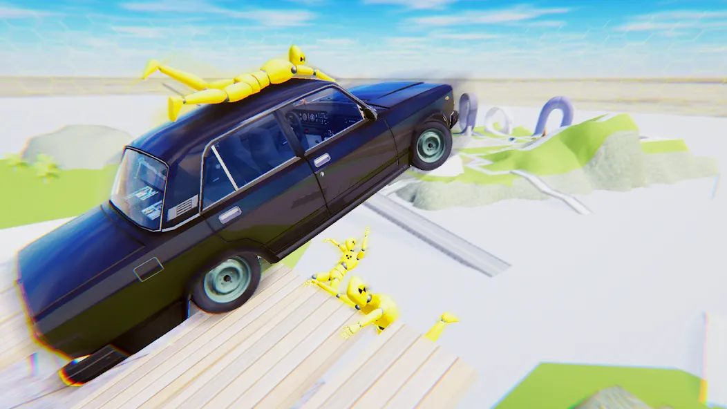 VAZ Crash Test Simulator 2  [МОД Mega Pack] Screenshot 5