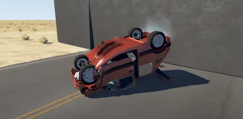 Realistic Car Crash Simulator  [МОД Все открыто] Screenshot 1