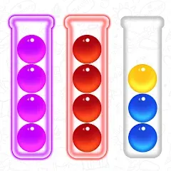 Взлом Ball Sort - Color Puzzle Game (Болл Сорт)  [МОД Много монет] - стабильная версия apk на Андроид