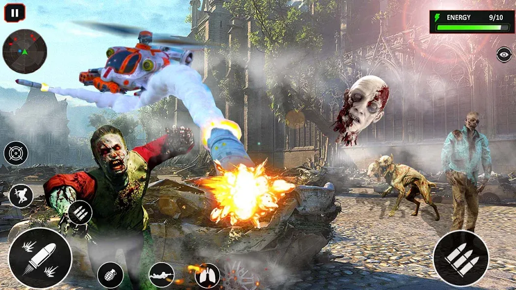 Sniper Zombie Shooting (Зомби стреляющая оффлайн игра)  [МОД Menu] Screenshot 2