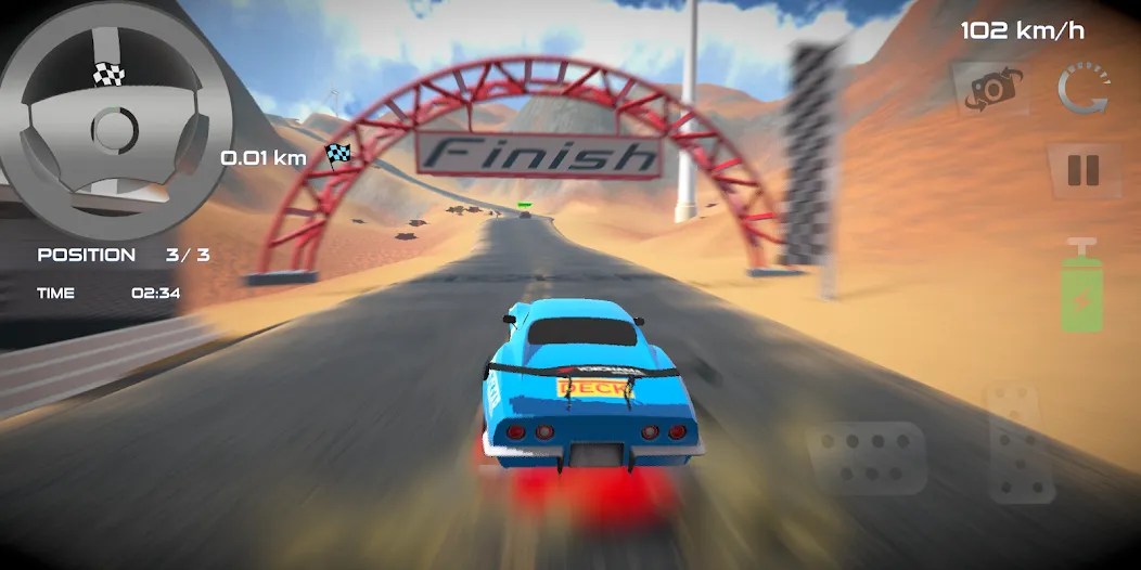 Rally Car : Extreme Fury Race (Ралли Кар)  [МОД Много денег] Screenshot 4