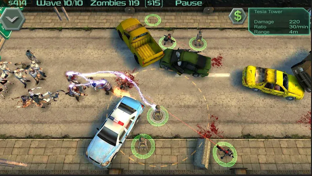 Zombie Defense (Зомби Дефенс)  [МОД Бесконечные деньги] Screenshot 4