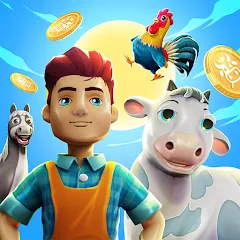 Скачать взломанную CropBytes: A Crypto Farm Game (КропБайтс)  [МОД Menu] - последняя версия apk на Андроид