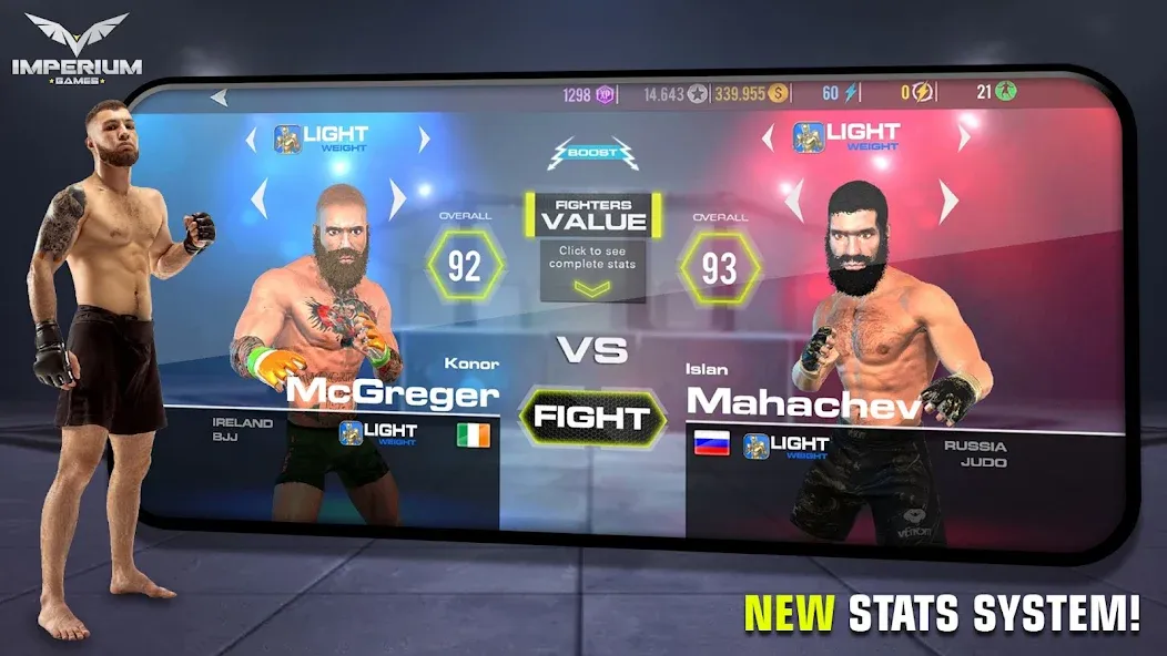 MMA - Fighting Clash 23 (смешанные боевые искусства)  [МОД Unlocked] Screenshot 5