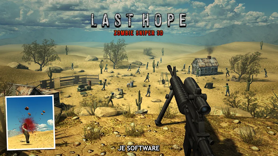 Last Hope - Zombie Sniper 3D (Ласт Хоуп)  [МОД Unlocked] Screenshot 3