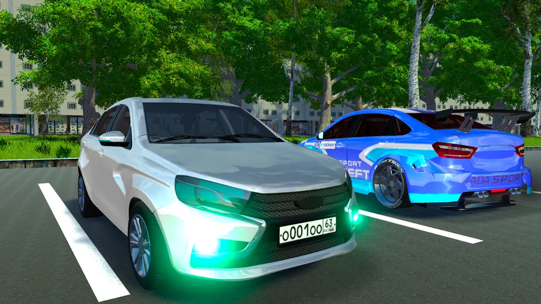 Lada - Russian Car Driving  [МОД Много денег] Screenshot 1