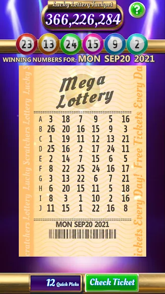 Scratch Off Lottery Casino (Скретч Офф Лотерейное Казино)  [МОД Бесконечные монеты] Screenshot 3