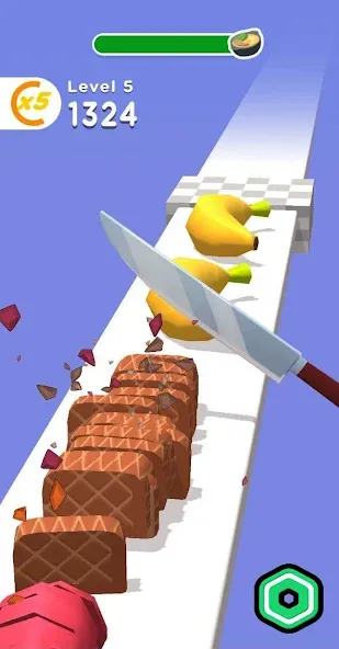 Super Slices Robux Roblominer (упер Слайсес Робукс Робломайнер)  [МОД Unlocked] Screenshot 4