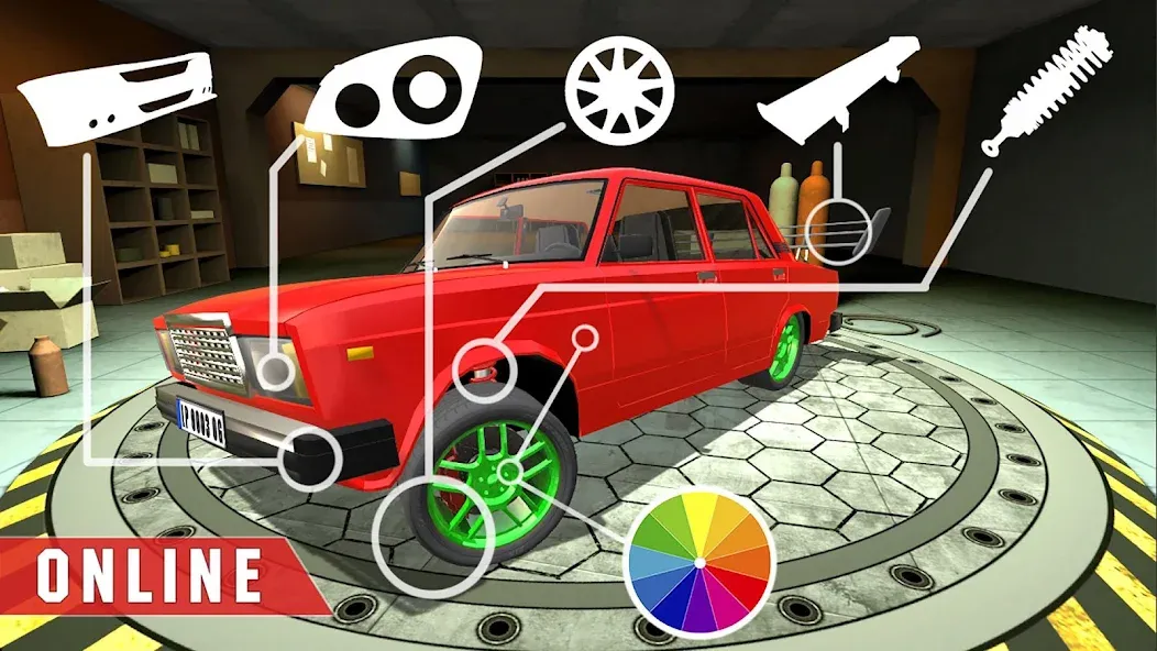 Real Cars Online Racing  [МОД Menu] Screenshot 5