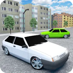 Взломанная Russian Cars: 8 in City  [МОД Все открыто] - последняя версия apk на Андроид