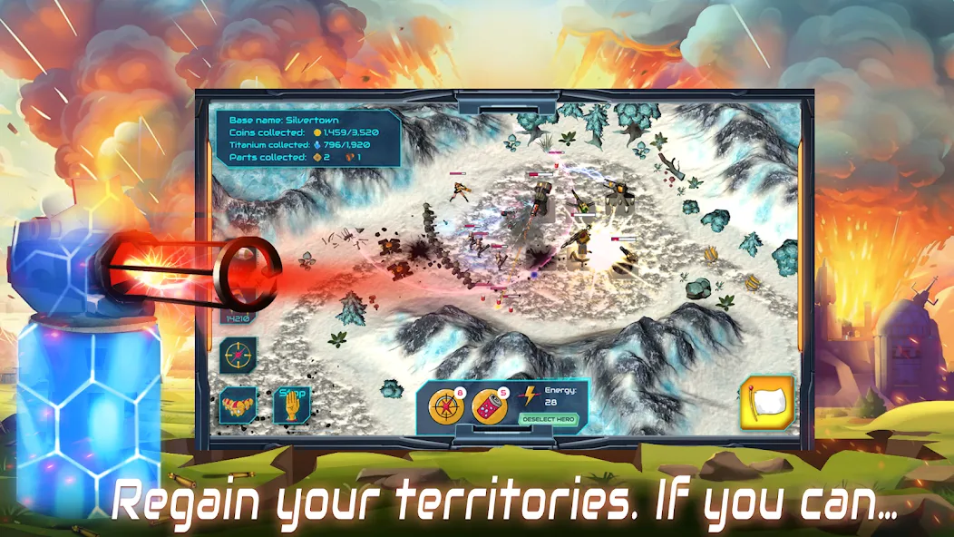 Boulder Base: Defense Strategy (Боулдер Бейс)  [МОД Много монет] Screenshot 5