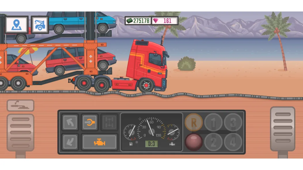 Trucker and Trucks  [МОД Бесконечные монеты] Screenshot 4