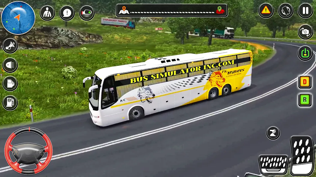 City Coach Bus City Bus Games  [МОД Mega Pack] Screenshot 4