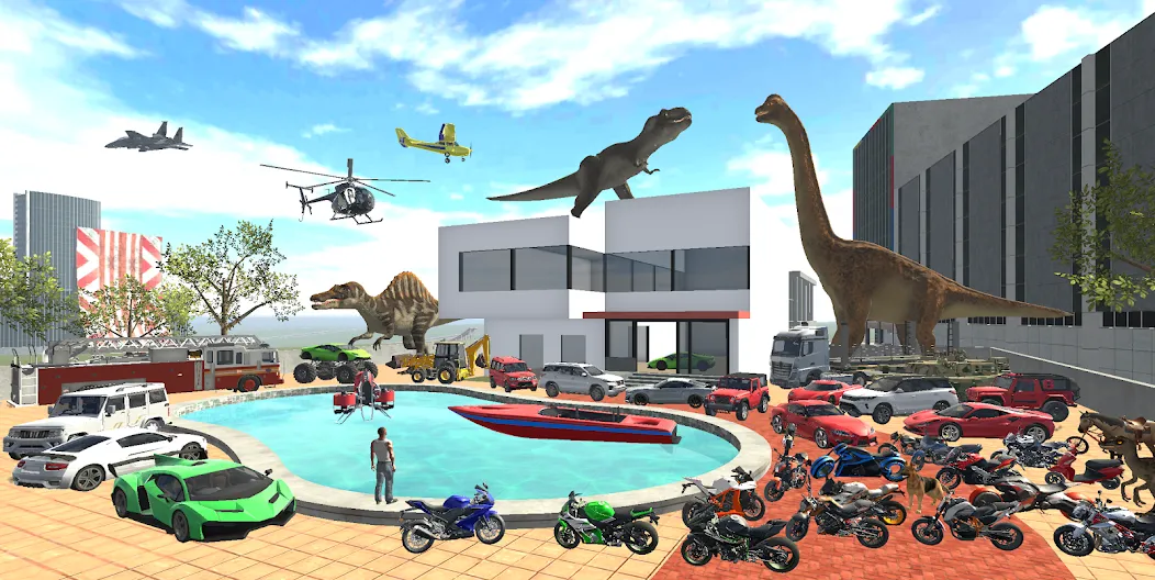 Indian Bikes Driving 3D (Индийские мотоциклы Вождение 3D)  [МОД Unlimited Money] Screenshot 1