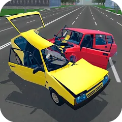 Взлом Russian Car Crash Simulator (Рашн Кар Краш Симулятор)  [МОД Бесконечные деньги] - полная версия apk на Андроид