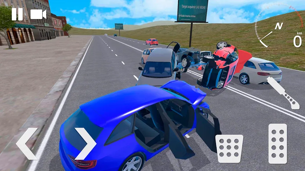 Traffic Crashes Car Crash (Трафик Краш Кар Краш)  [МОД Mega Pack] Screenshot 2