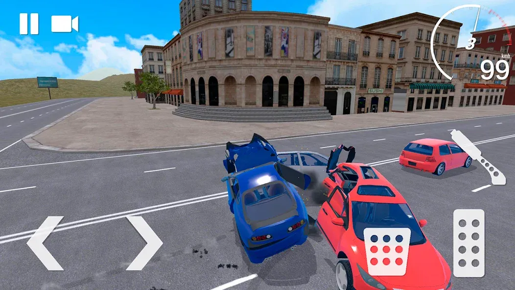 Traffic Crashes Car Crash (Трафик Краш Кар Краш)  [МОД Mega Pack] Screenshot 4