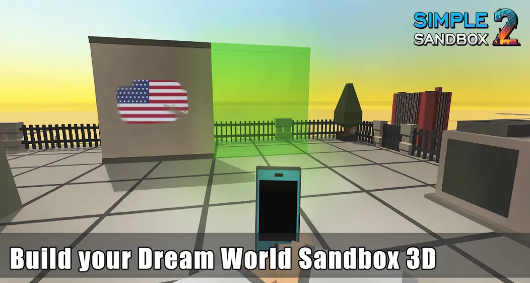 Simple Sandbox 2 (Симпл Сандбокс 2)  [МОД Много денег] Screenshot 1