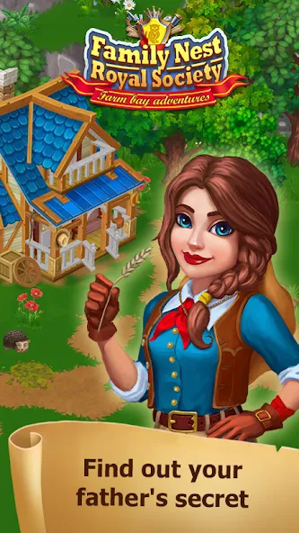 Family Nest: Royal Farms  [МОД Бесконечные монеты] Screenshot 2