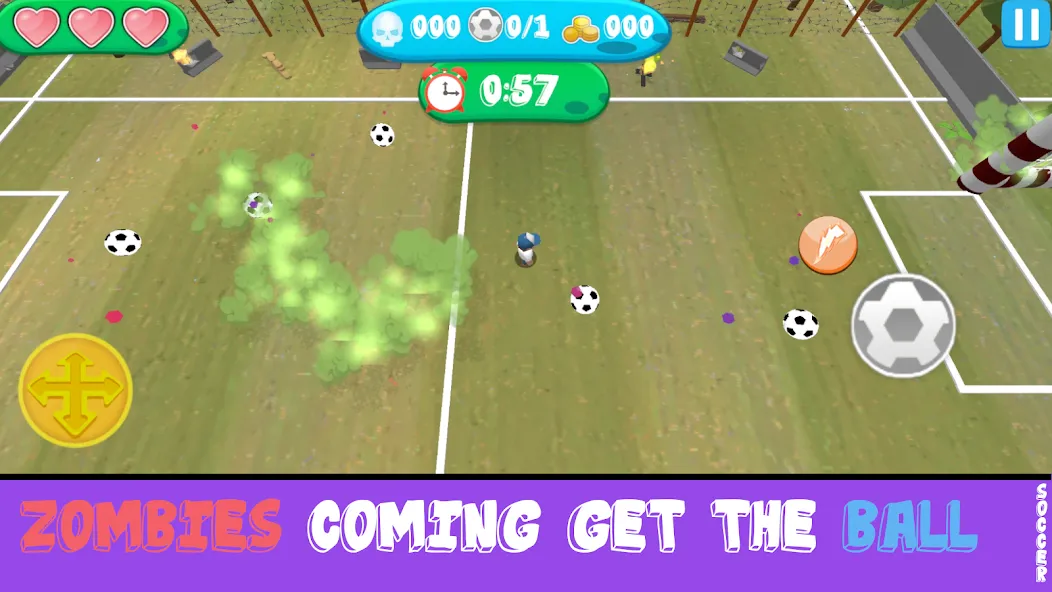 Soccer Apocalypse Survival (Соккер Апокалипсис Сурвивал)  [МОД Menu] Screenshot 3