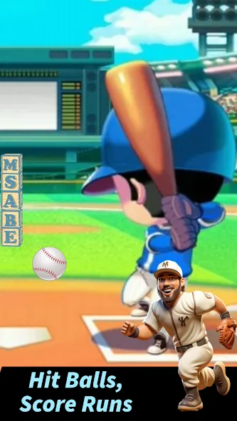 Baseball Letter Strike Homerun  [МОД Меню] Screenshot 1