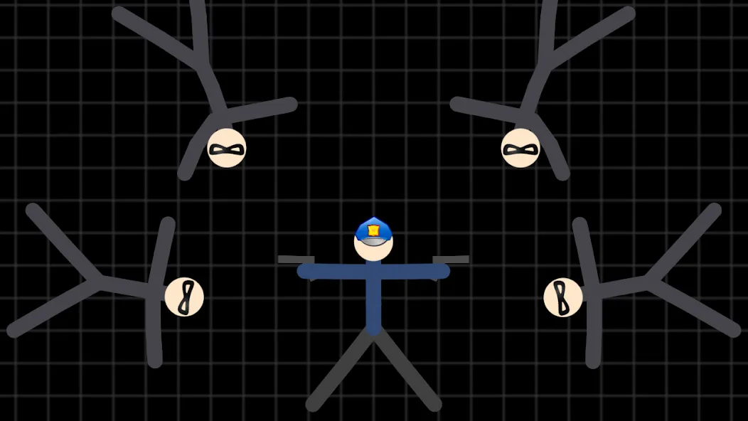 Stickman Warriors (Сткмен Вонсы)  [МОД Бесконечные монеты] Screenshot 1