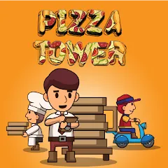 Скачать взлом Pizza Tower: Idle Tycoon (Пицца Тауэр)  [МОД Mega Pack] - последняя версия apk на Андроид