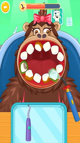 Children's doctor : dentist  [МОД Много денег] Screenshot 4