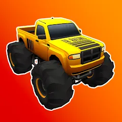 Взломанная Monster Truck Rampage (Монстр Трак Рэмпейдж)  [МОД Все открыто] - стабильная версия apk на Андроид