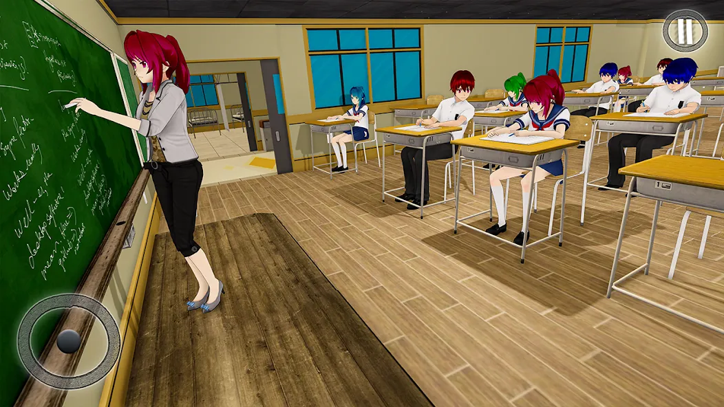 Anime Girl School Teacher 3D  [МОД Все открыто] Screenshot 2