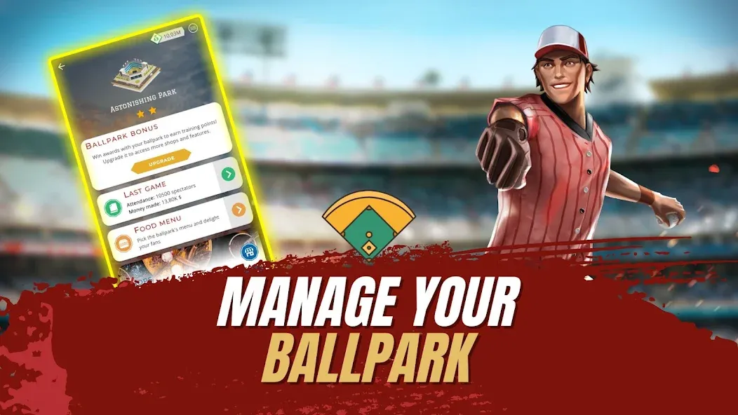 Astonishing Baseball Manager (Астонишинг Бейсбол Менеджер)  [МОД Mega Pack] Screenshot 4