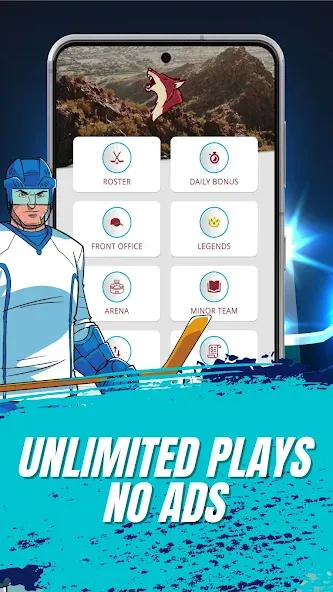 Astonishing Hockey Manager (Астонишинг Хоккей Менеджер)  [МОД Unlimited Money] Screenshot 3