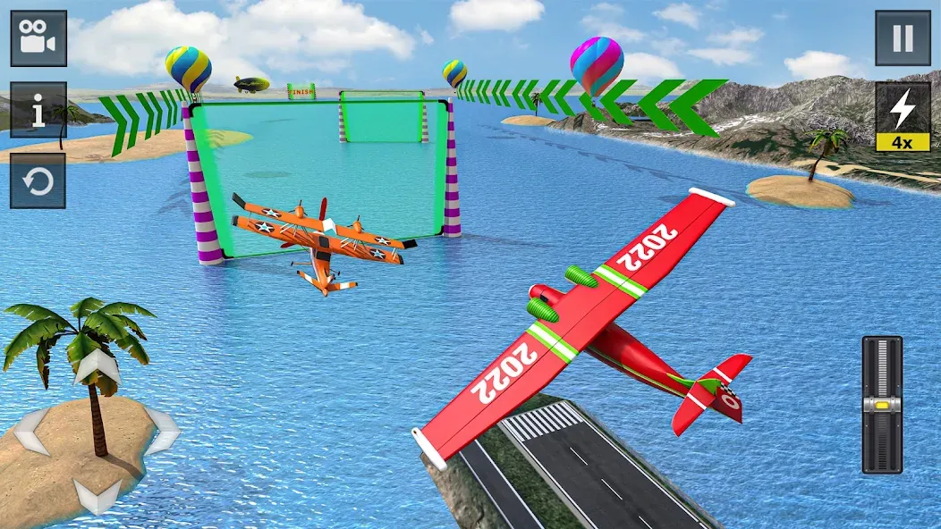 Flight Simulator - Plane Games (Флайт Симулятор)  [МОД Mega Pack] Screenshot 3