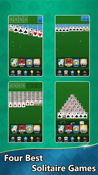 Aged Solitaire Collection  [МОД Меню] Screenshot 1