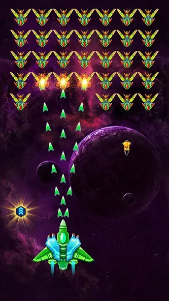 Galaxy Attack: Shooting Game (Гэлэкси Аттак)  [МОД Unlocked] Screenshot 1